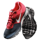 Black & Red Sports Shoes